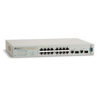 Allied telesis 10/100TX x 16 ports WebSmart switch with 1000T/SFP x 2 combo ports, EU power cord (AT-FS750/16-50) Allied telesis 10/100TX x 16 ports WebSmart switch with 1000T/SFP x 2 combo ports, EU power cord (AT-FS750/16-50)